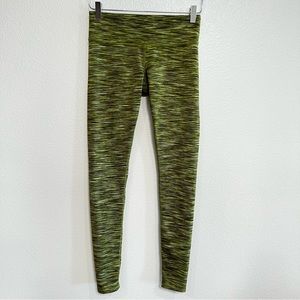 ALO Yoga Green Space Dye Athletic Leggings  Size Small